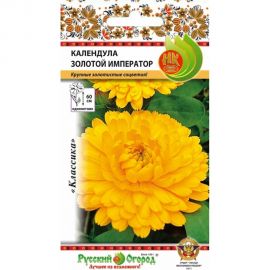 Семена РУССКИЙ ОГОРОД Цветы Календула Золотой Император 0.5 г 702714 