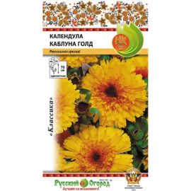 Семена РУССКИЙ ОГОРОД Цветы Календула Каблуна Голд 0.5 г 702723 