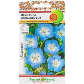 Семена РУССКИЙ ОГОРОД Цветы Немофила Бейби блу айз 0.3 г 703218 