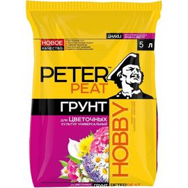 Универсальный грунт для цветочных культур Peter Peat Hobby 5 л Х-02-5 