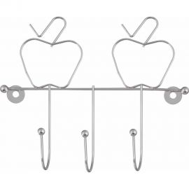 Планка с 3 крючками МУЛЬТИДОМ Яблоко AN52-65 