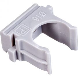 Крепёж-клипса для труб Промрукав Полистирол д16 100 шт. PR.02716 
