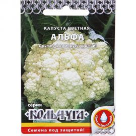 Семена РУССКИЙ ОГОРОД Капуста цветная Альфа Кольчуга 0.5 г Е01007 