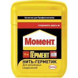 Нить-герметик ГЕРМЕНТ 15 м Момент 1319575 