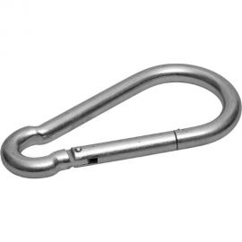 Карабин оцинкованный DIN 5299С 50 шт. (5 мм; ТФ5) Зубр 4-304545-05 