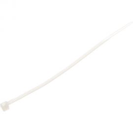 Хомуты-стяжки СИБИН белые ХС-Б, 2.5 х 100 мм, 100 шт, нейлоновые, 3786-25-100 