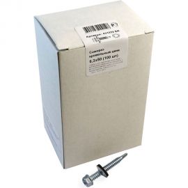 Кровельный саморез крепежная техника цинк 6.3х50 мм, 100 шт 431222 БК 