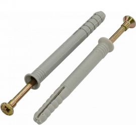 Дюбель-гвоздь Tech-Krep 8х60 потайная манжета, полипропилен 10 шт - пакет 103904 