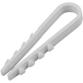 Дюбель-хомут ПЭМИ 5-10 для кругл. кабеля, белый 50 шт. X7906768 