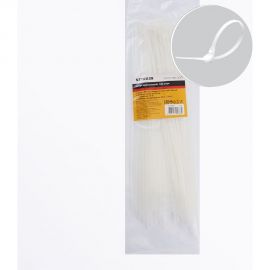 Хомут STEKKER NYCT36-300 нейлоновый 3.6x300 мм d пучка max 80 мм нагрузка 18 кг белый 32781 