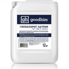 Гипохлорит натрия GOODHIM МАРКА А 12 кг 61606 