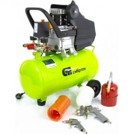 Компрессор с набором СИБРТЕХ КК-1500/24 ПЛЮС 58038 