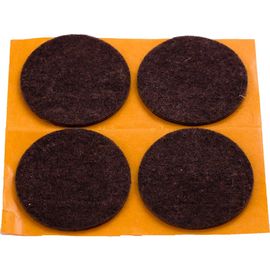 Подкладка ЕВРОПАРТНЕР фетр, корич. 28мм 12шт. 6 9185 2 