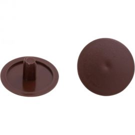Заглушка на шуруп-стяжку ЕВРОПАРТНЕР 7 мм коричневая 45 шт. 16 2753 4 
