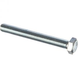 Болт DIN 933 с шестигранной головкой, оцинкованный М12х100, 8шт - коробка Tech-Krep 126525 