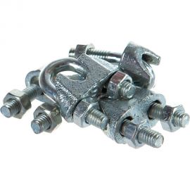 Зажим для троса Метизный двор 8 мм DIN 741. 4 шт. 4690441032171 