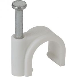 Круглая скоба ЭРА 20 мм пластиковая Б0038900 