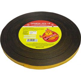 Термоуплотнительная лента Огнеза ЛТУ 2х15 мм, рулон 25 пог.м. 105100 
