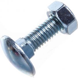 Мебельный болт с гайкой Tech-Krep DIN603 оцинк. М6х20 10 шт 108760 