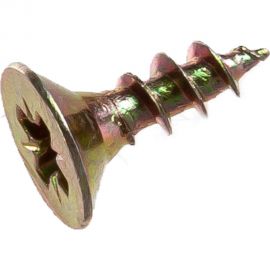 Универсальный саморез Tech-Krep 12х4,0 мм 200 шт желтый, коробка с окном 102239 