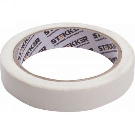Малярная лента STEKKER 18мм, длина 40м, на бумажной основе, белая 39153 