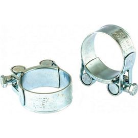 Металлические хомуты СИБРТЕХ, силовые, 40-43мм, ширина 20мм, шарнирный, W1, 2шт 47525 