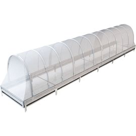 Арочный парник со спанбондом на грядке 19 см Delta-Park 6 м 3004001_3 