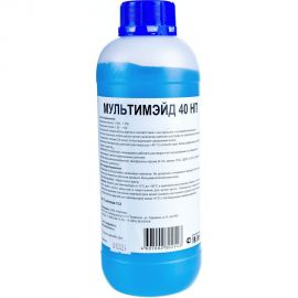 Щелочное низкопенное моющее средство Мультимэйд 40НП от сложных загрязнений, 1л, концентрат 04543 