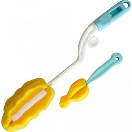 Набор губок-ершиков для мытья бутылочек и соски МУЛЬТИДОМ 2 шт. 2 цвета VL90-130 