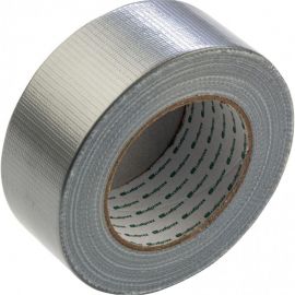 Клейкая армированная лента СИБРТЕХ 48мм х 50м, серебро 888895 