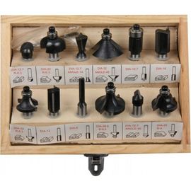 Набор фрез по дереву (8 мм; 12 шт.) FIT IT 36578 