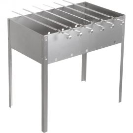 Сборный мангал + 6 шампуров BOYSCOUT 500х300х500мм 61237 