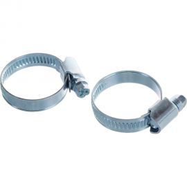 Обжимной хомут Госкреп 9 мм оцинк. 20-32 мм 2 шт, европодвес 11-0012420 