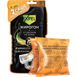 Средство для устранения засоров EXPEL ЖИРОГОН с Летучей от жира и пищевых остатков TS00011 