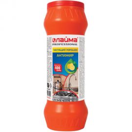 Чистящее средство ЛАЙМА PROFESSIONAL Антижир Лимон, порошок, 400 г 604654 