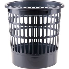 Корзина для бумаг OfficeClean 9л, сетчатая, серая 299872 