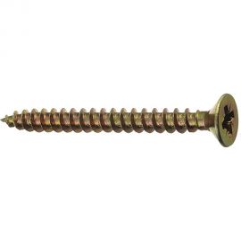 Универсальные шурупы Профикреп жёлтый цинк 4,0х30 200 шт 111212 