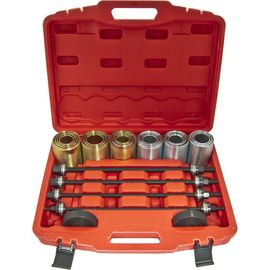 Набор для замены сайлентблоков, втулок и подшипников ЭВРИКА универсальный, 26 предметов, в кейсе ER-86601 