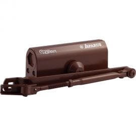 Дверной доводчик ISPARUS 430 морозостойкий, для дверей от 50 до 110 кг, коричневый 16819 