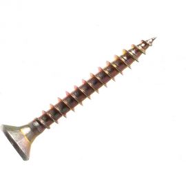 Универсальный саморез по дереву КрепСтройГрупп 4,5х35 желтый цинк, 250 шт. 145423 