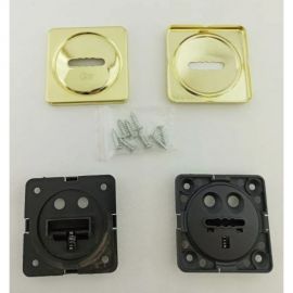 Ключевина CRIT КлС-К11 Лб/Лш латунь блестящая, латунь шлифованная, пара 05266 