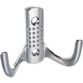 Крючок Tech-Krep с перфорацией, 2-х рожковый, хром 1 шт. 129909 