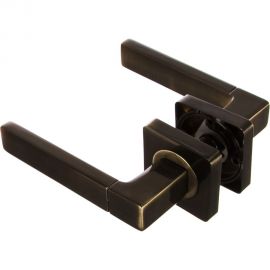 Дверная ручка на квадратной розетке Милан РЕНЦ DH 51-02 AB 