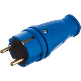 Вилка SVET В 16-001 УХЛ4, каучук, цвет-синий SV0303-0010 