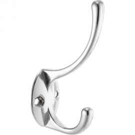 Мебельный крючок KERRON Д100 Ш55 В30, хром KR 0030 