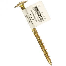 Конструкционный шуруп для дерева ЕВРОПАРТНЕР прессшайба TORX 40, ж/п 8x100 1 шт. 0 1447 0 