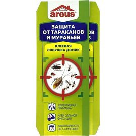 Клеевая ловушка от тараканов Argus домик AR-1427 