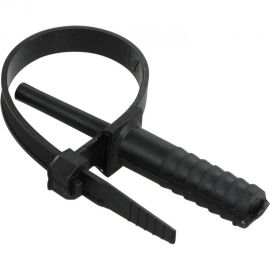 Дюбельный хомут IEK ХД 7х150 черный, 50 шт. UHH80-7-150-50-K02-F 