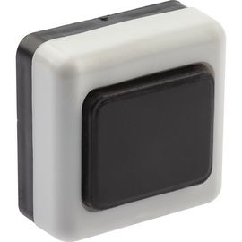 Кнопка дверного звонка ЭРА D2 проводной, черный, 1 мелодия Б0051802 