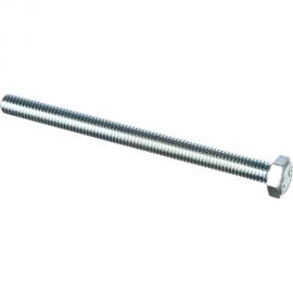 Болт DIN 933 с шестигранной головкой, оцинкованный М6х80, 40шт - коробка Tech-Krep 126504 